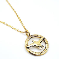 Fly Away Circle Necklace - VOID Jewelry