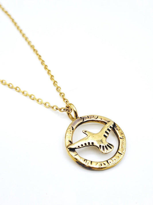 Fly Away Circle Necklace - VOID Jewelry