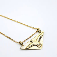 Fly Away Triangle Necklace - VOID Jewelry